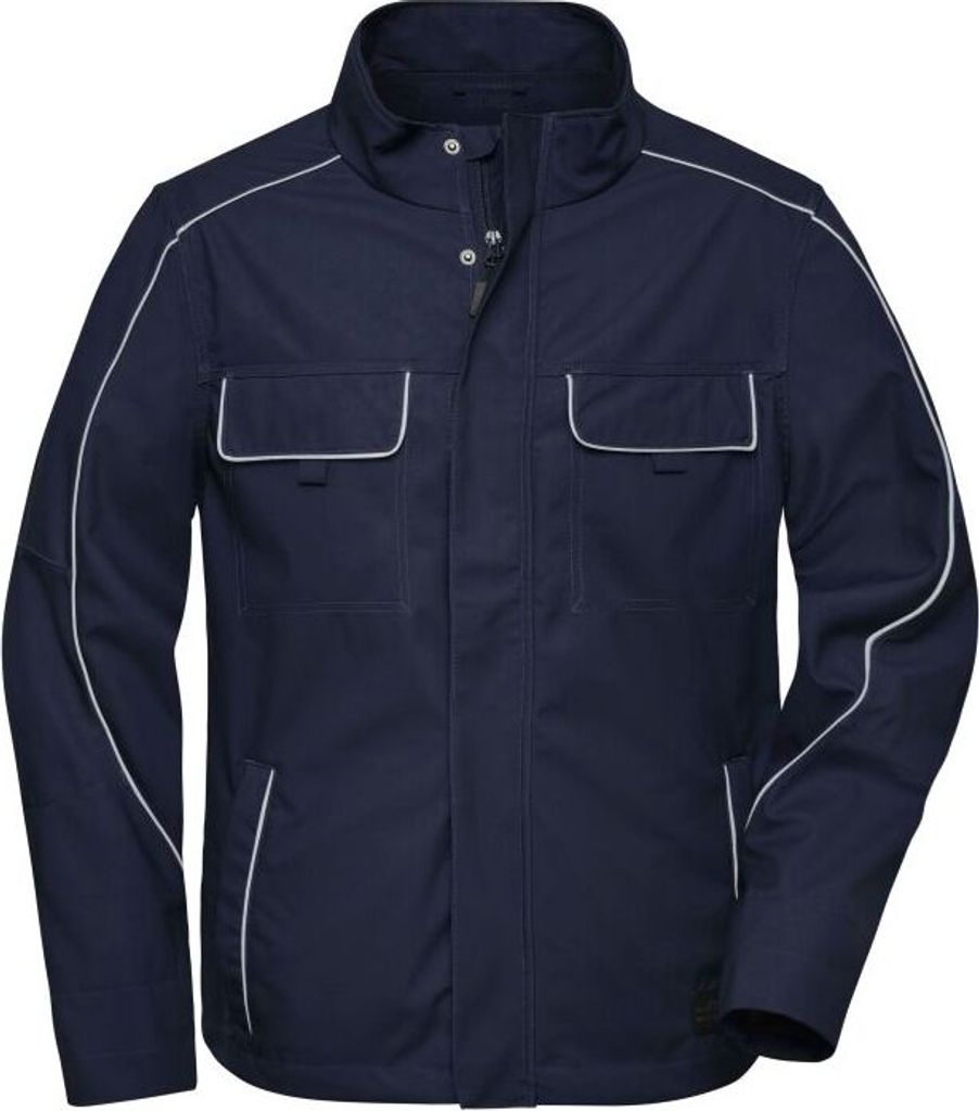 Workwear Softshell Light Jacket - SOLID - navy, Gr. 6XL