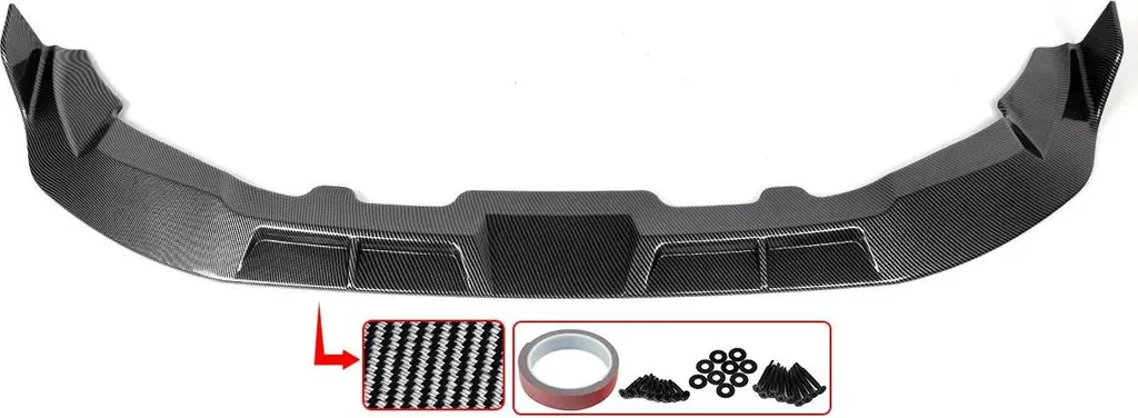 Splitter pare-chocs avant en ABS carbone - Lame de protection sport