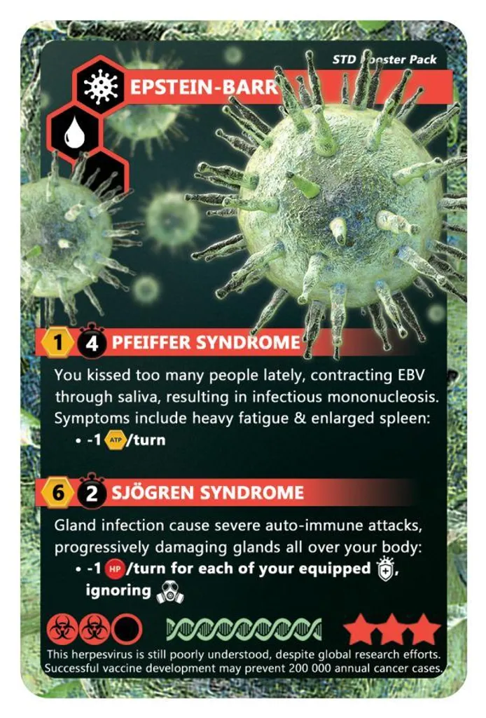 ImmunoWars STD Booster Pack - Extension Jeu de Cartes - Anglais