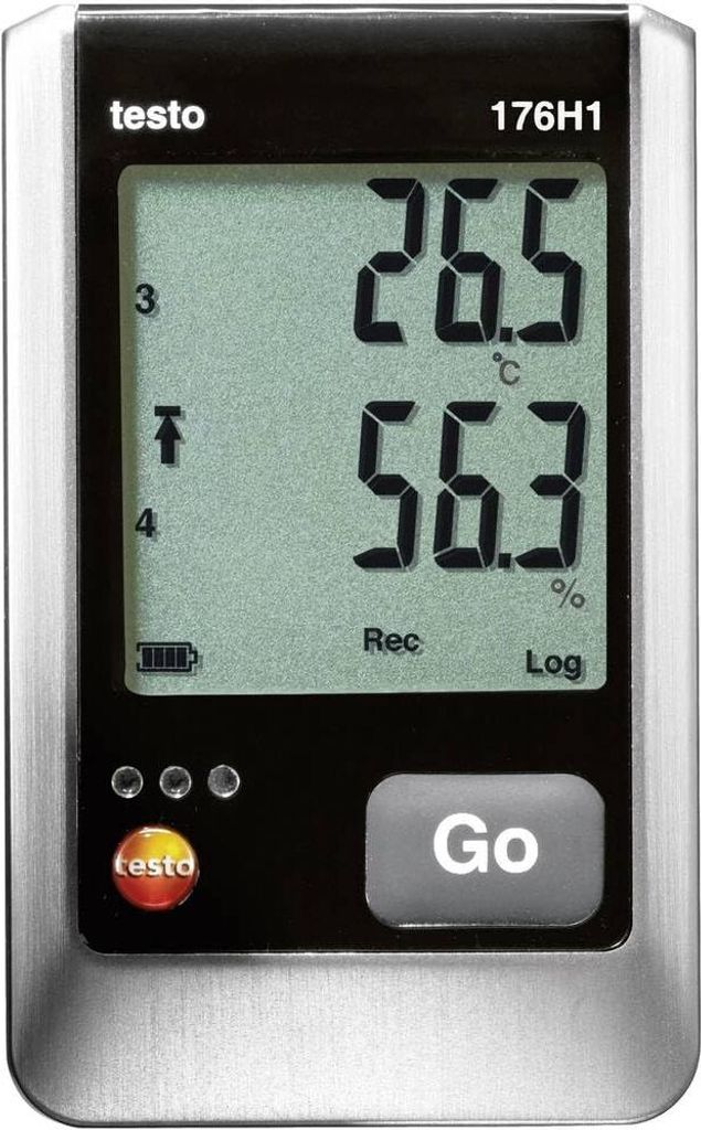 testo - 176 H1 - 0572 1765 - Datenlogger für Temperatur und Feuchte zur präzisen Überwachung von Temperatur und Luftfeuchtigkeit