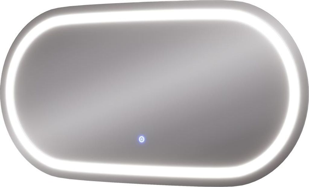 Badezimmerspiegel Vicco Miral Glas 100 x 50 cm mit Frontlight Beleuchtung, Model 55487