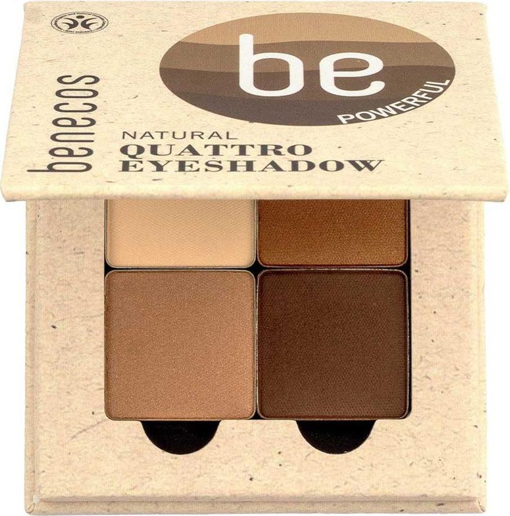 BENECOS Quattro be-POWERFUL Lidschatten (Kaffee & Creme)