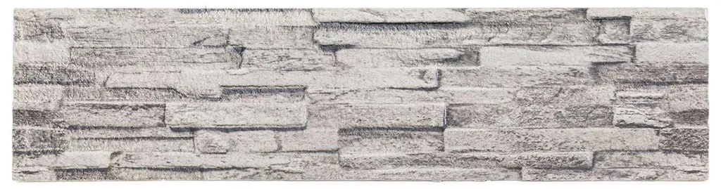 Panneaux muraux vidaXL lot de 10 gris clair 100x25 cm en mousse EPS