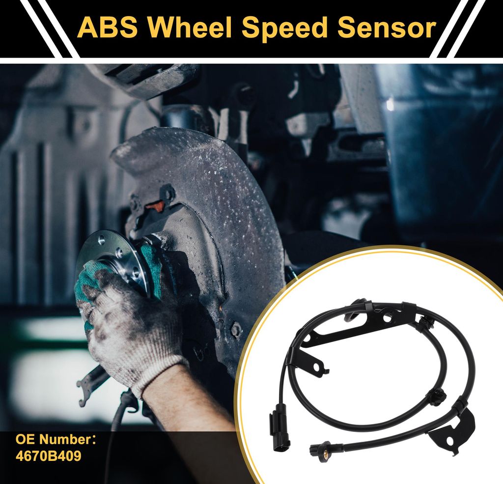 ABS Radsensor ABS Sensor Antiblockiersystem Sensor Nr 4670B409 Für Mitsubishi Outlander Sport 2017 1 Stück Hinten Links