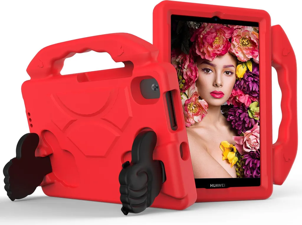 Cover Lenovo Tab M8 4a Gen Bambini - Guscio EVA con Stand Rosso