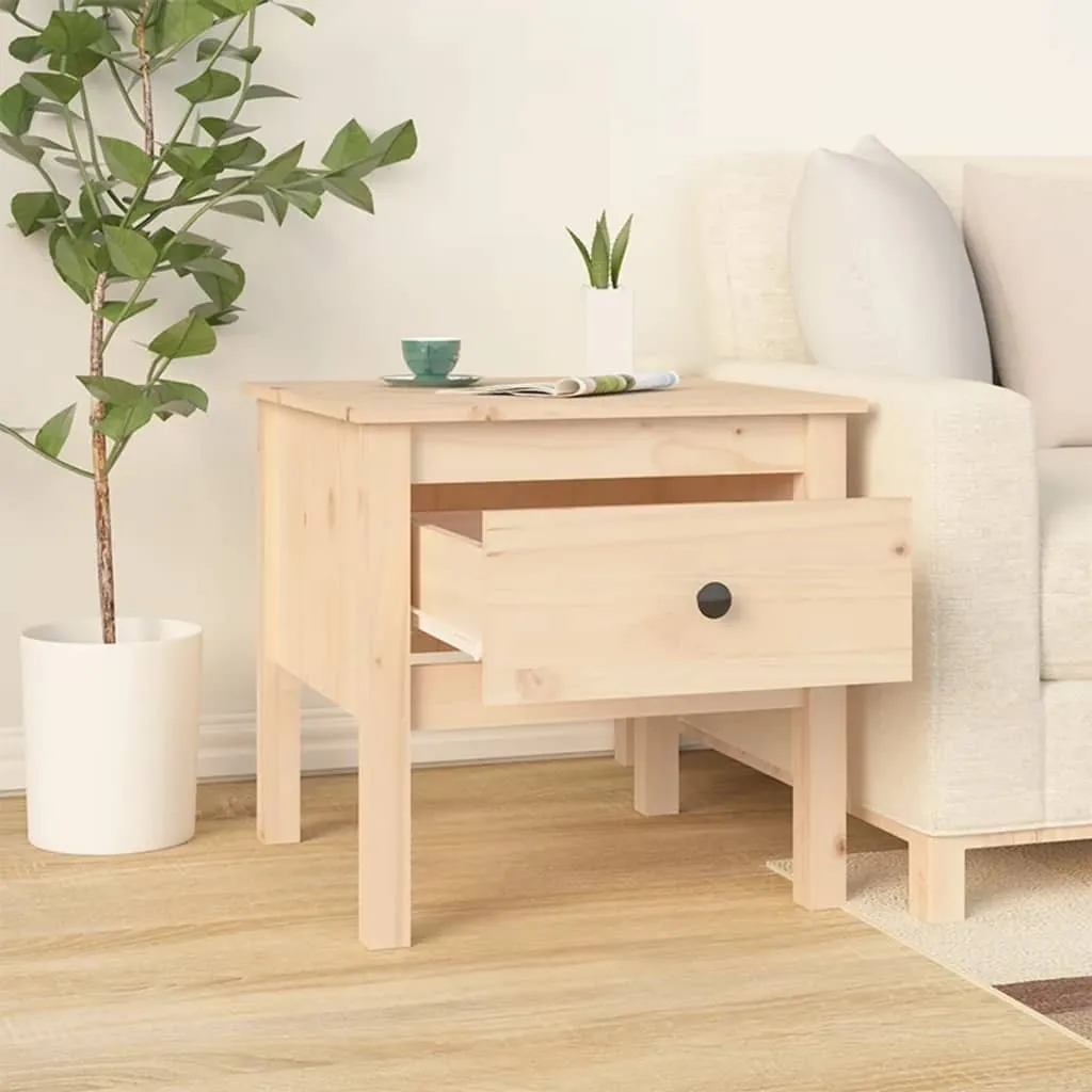 Tavolino di design 50x50x49 cm in pino massiccio - Consolle 2025 Nuovo9473580 1pacco