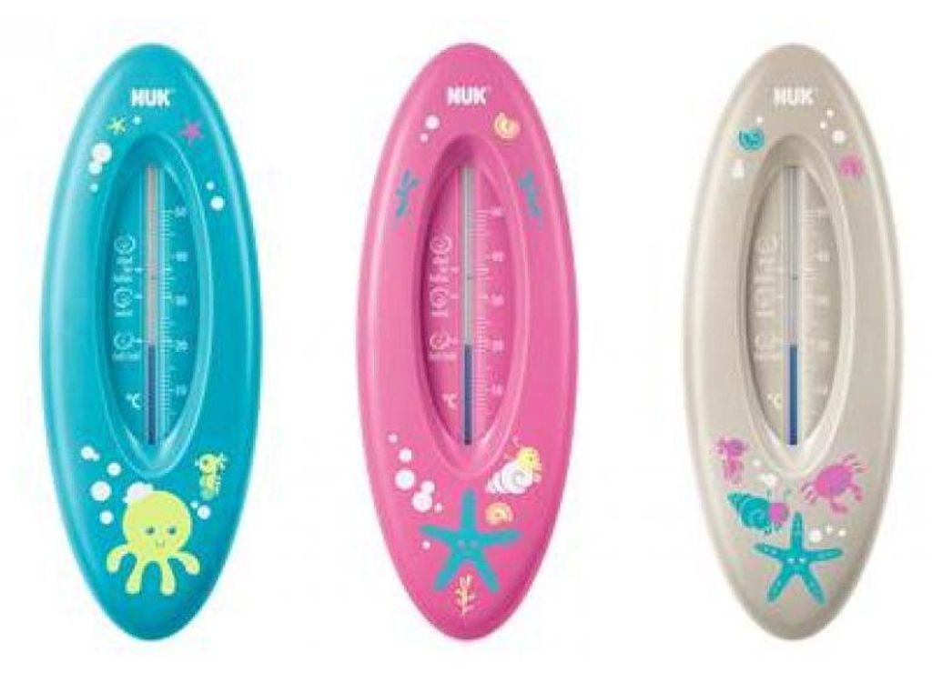NUK 10256187 Termometro da bagno rosa Immagine del prodotto 