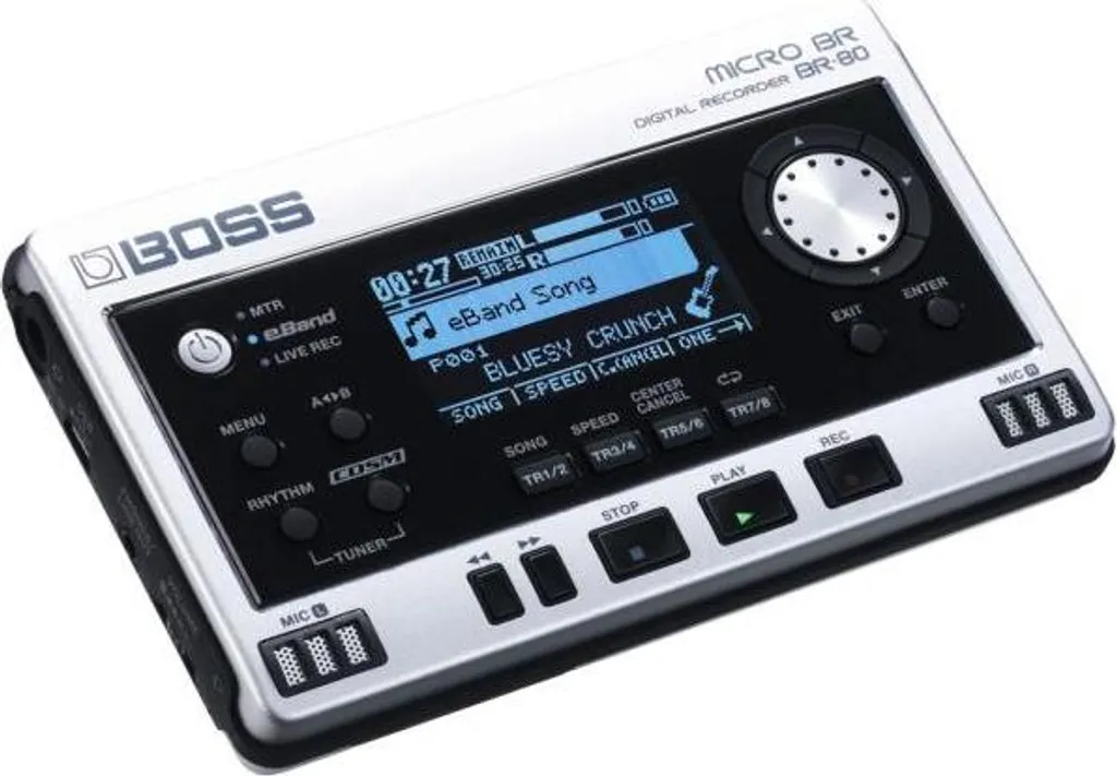Boss BR-80 Enregistreur 8 pistes avec micros stéréo et processeur COSM