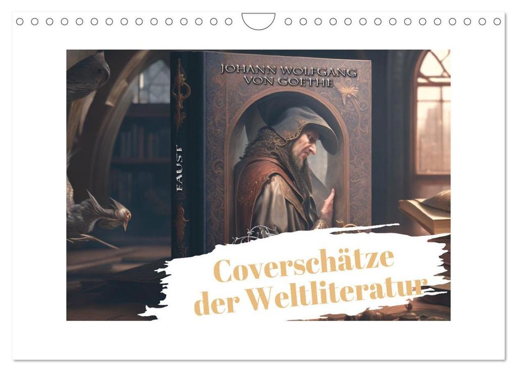 Coverschätze der Weltliteratur (Wandkalender 2027 DIN A4 quer), CALVENDO Monatskalender