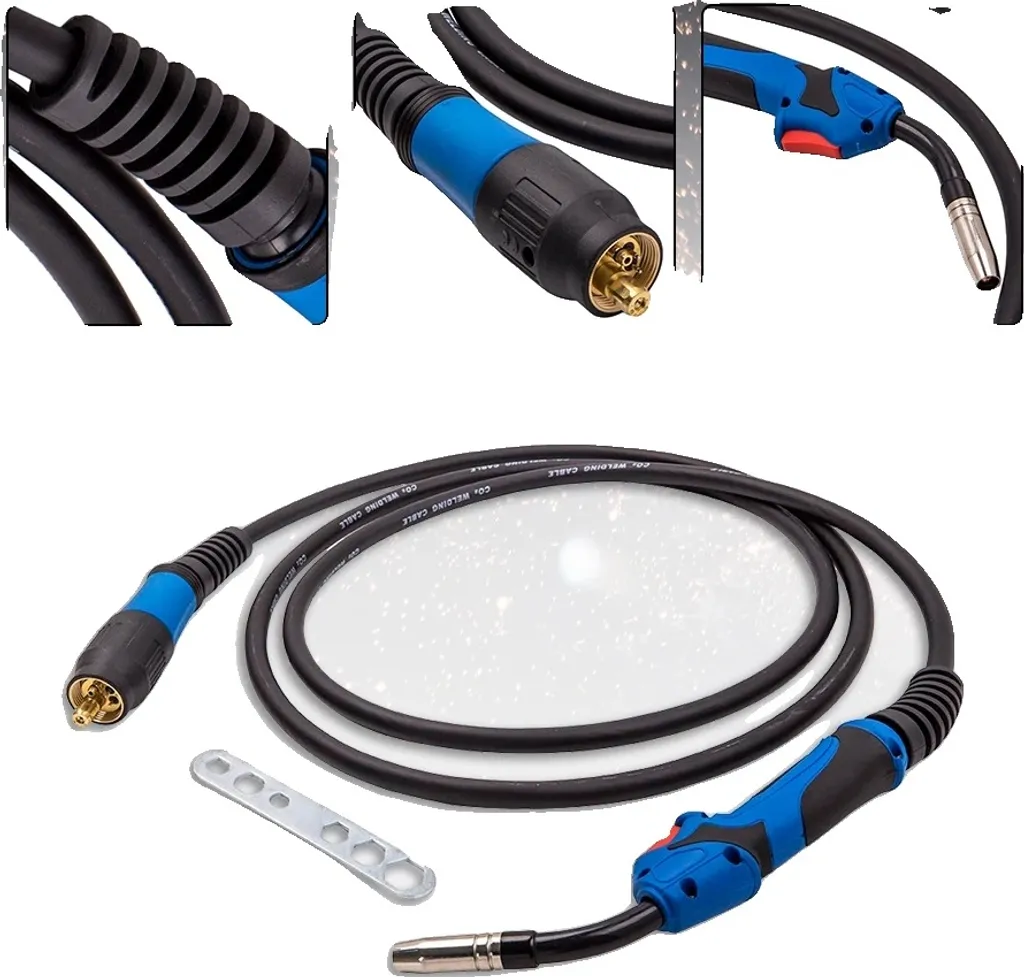 Torche MIG ergonomique 4m avec refroidissement par gaz optimisé
