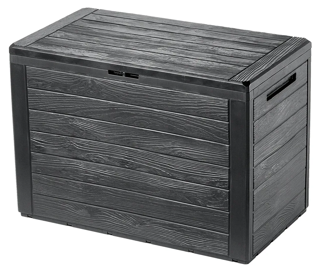Abri de jardin plastique haute qualité 190L gris anthracite 100cm