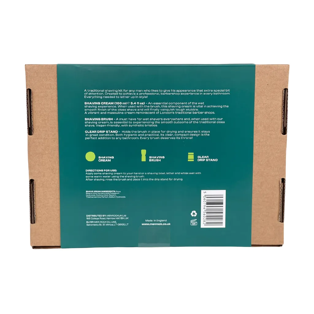 Coffret de rasage au citron vert de Sicile kit complet pour homme