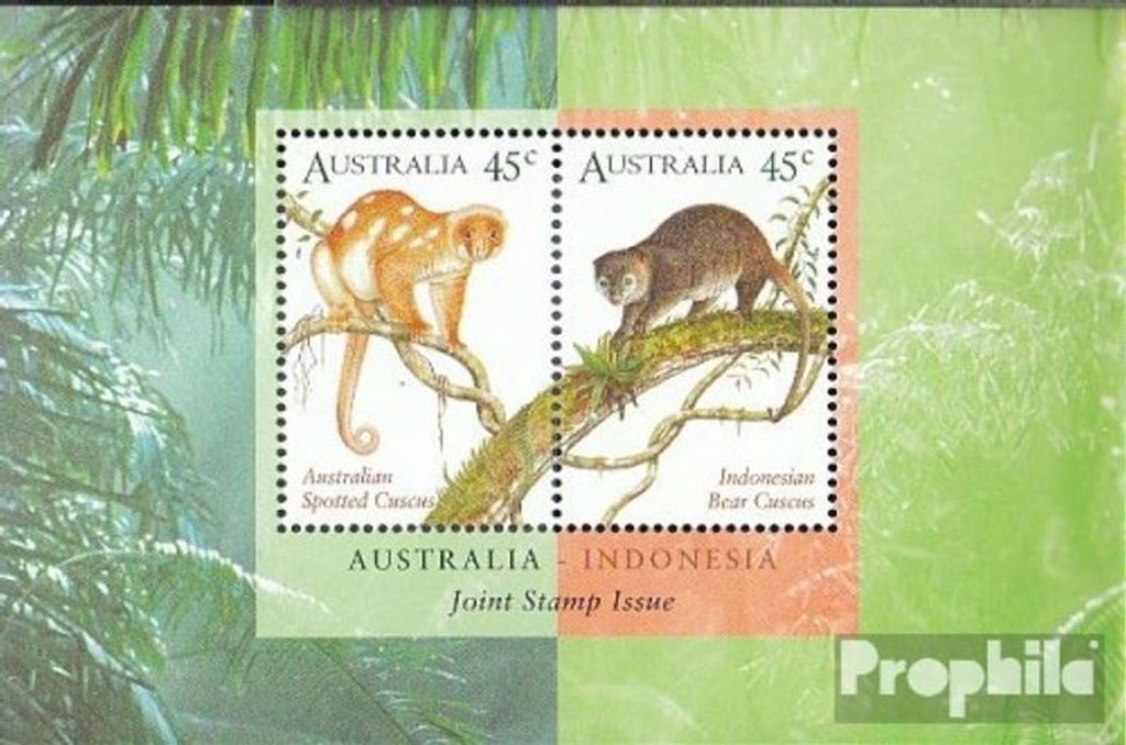 Briefmarken Australien 1996 Mi Block21 (kompl.Ausg.) postfrisch Kuskuse