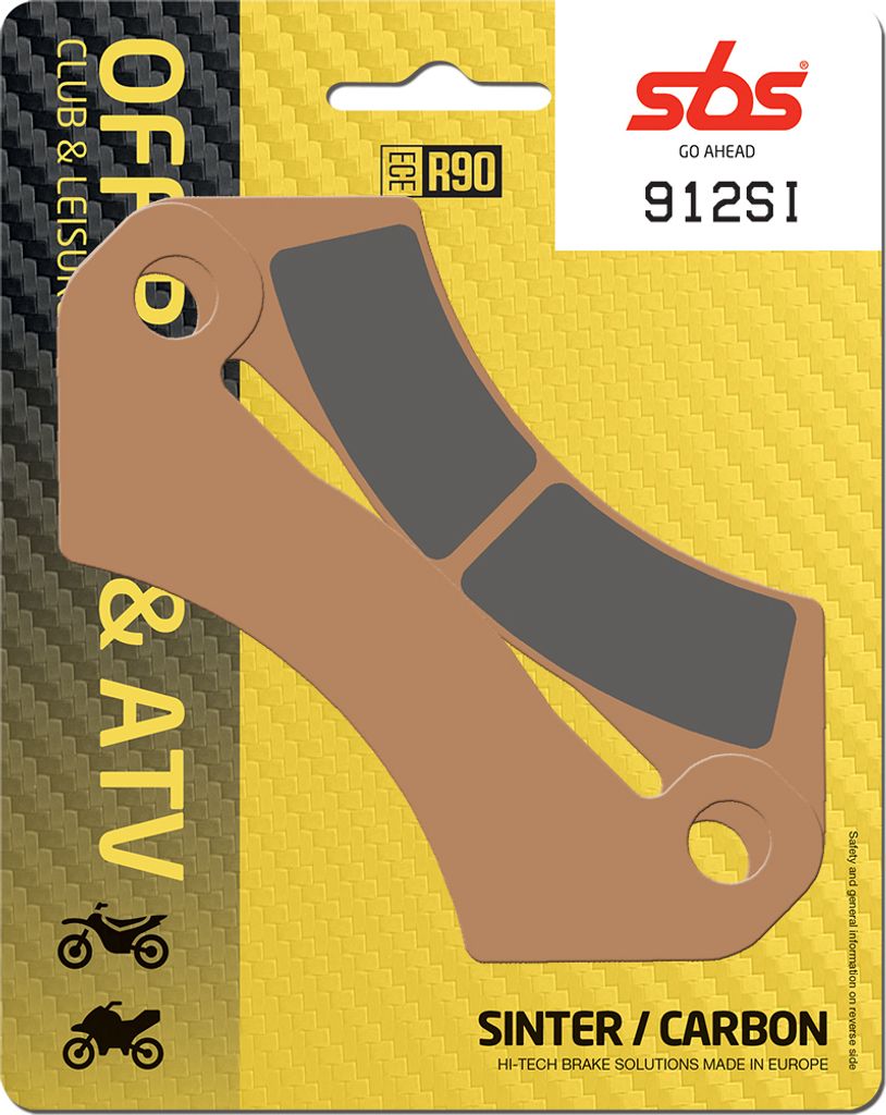 Bremsbelag SBS 912SI (Satz pro Scheibe) Offroad Sinter