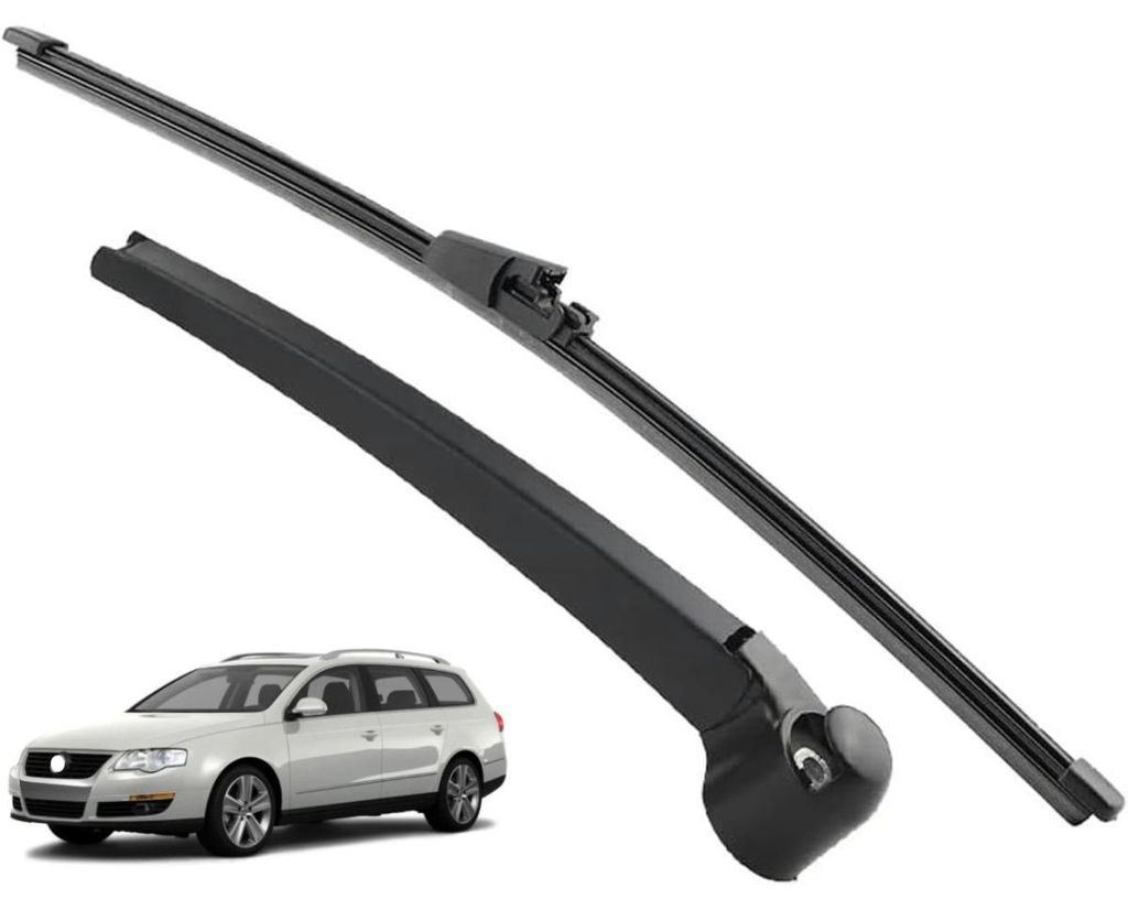 Komplett-Set Heckwischer mit Arm und Wischerblatt 285 mm für VW Passat B6 – Kombi, Polo 9N, Skoda Fabia II