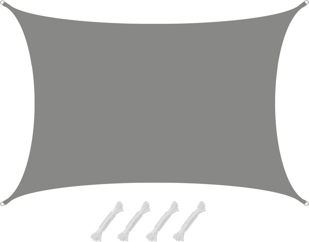 UV Sonnensegel Wasserdicht 6x4 - Rechteckig - Sonnenschutz Produktbild 