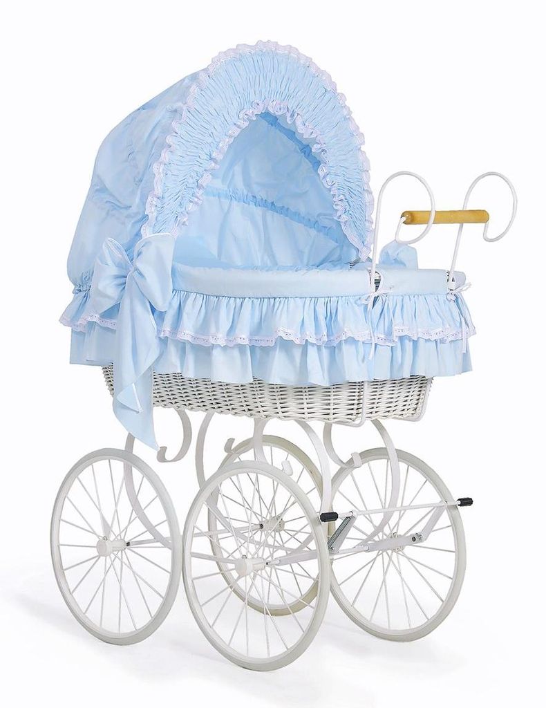 MY SWEET BABY Dětská postýlka Retro Kovový podstavec Bílá Obrázek produktu 