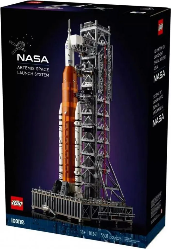 LEGO Icons NASA Artemis 10341 avec Tour de Lancement et Fusée SLS 70cm