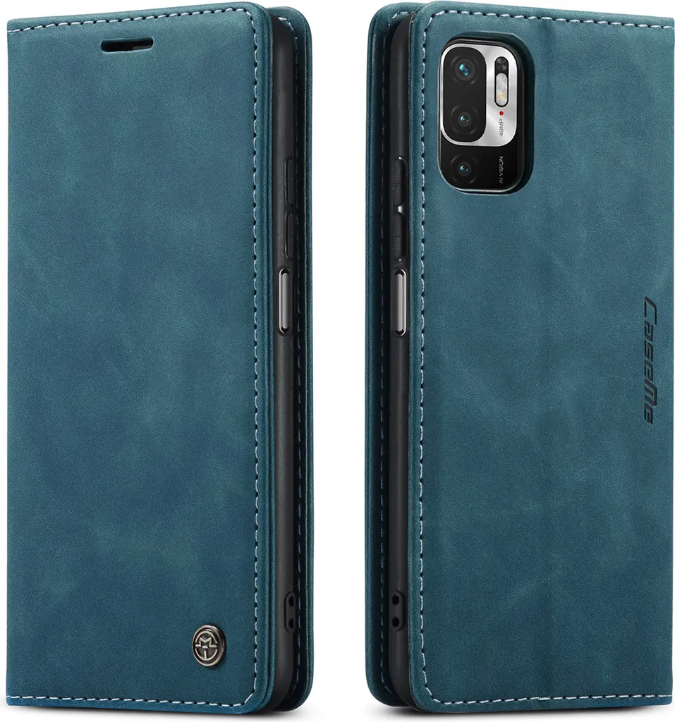 ELESNOW Cover per Redmi Note 10 4G / Note 10S, Flip Wallet Case Custodia in Pelle PU
