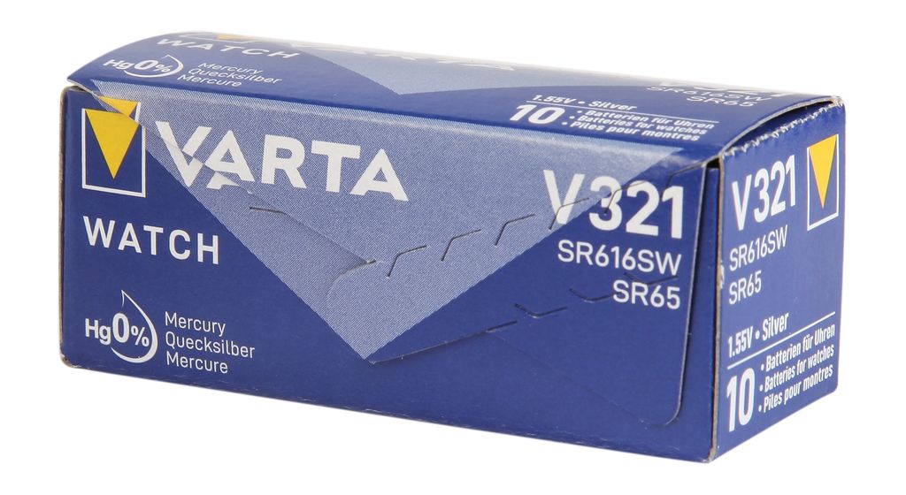 Varta 48031, Einwegbatterie, SR616SW, Siler-Oxid (S), 1,55 Produktbild 