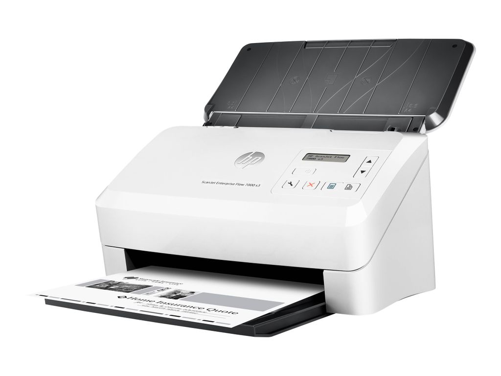 HP ScanJet Enterprise Flow 7000 s3 Sheet-feed Scanner - Dokumentenscanner - Duplex - 216 x 3100 mm - 600 dpi x 600 dpi - bis zu 75 Seiten/Min. (ein...