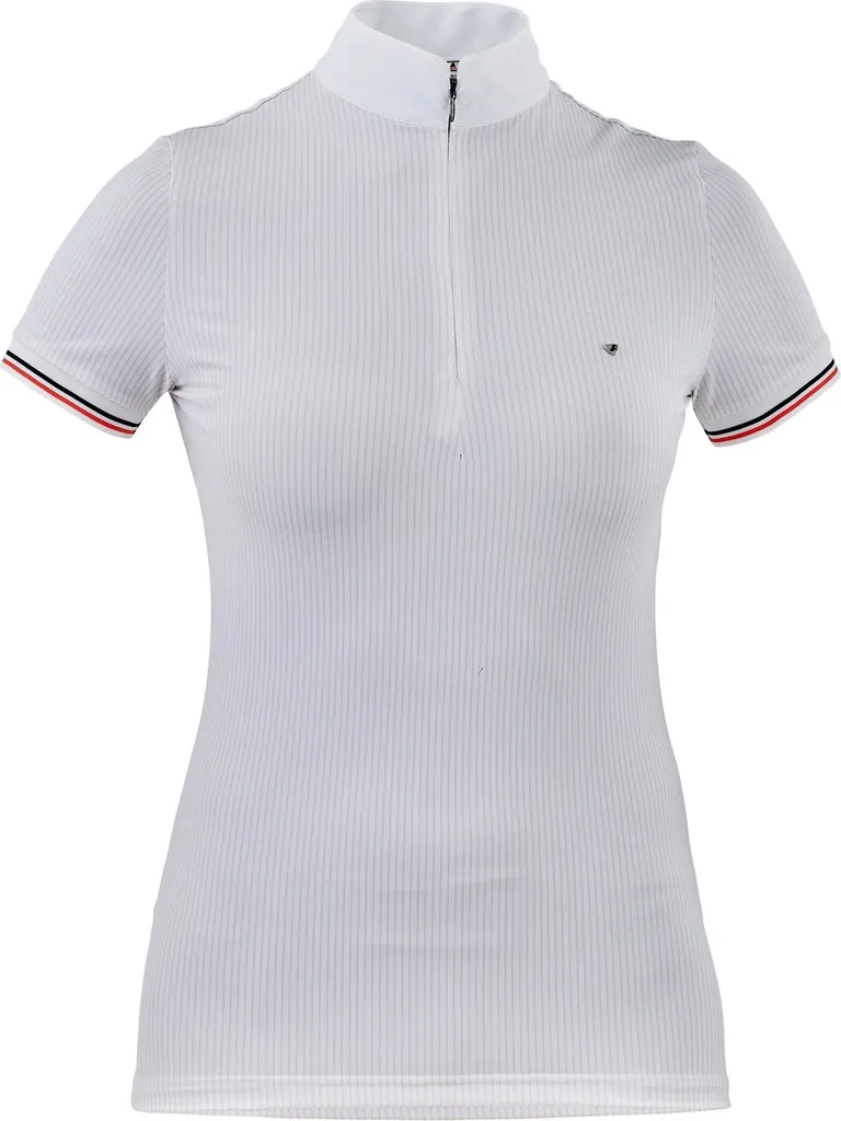 Chemise de Concours Équitation Rose pour Fille Aubrion Arcaster ER2001 140
