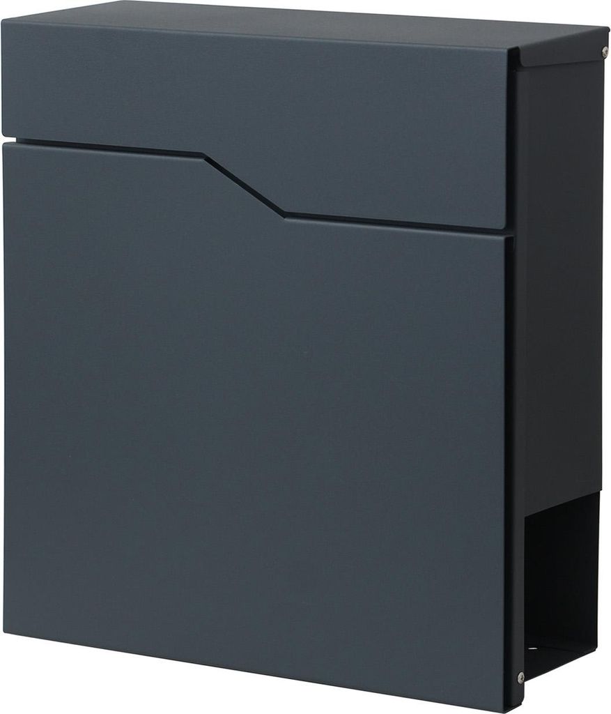 Westmann Brixa B Wandmontage Briefkasten mit Zeitungsfach Anthrazit