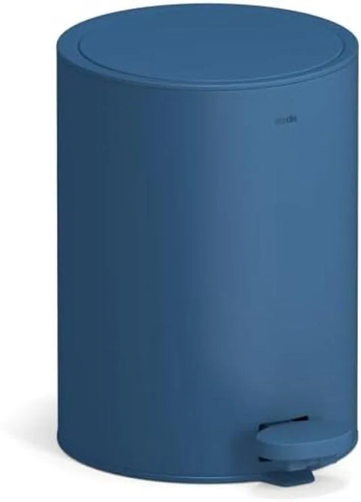 Petite poubelle de salle de bain 3L à pédale silencieuse et design chic