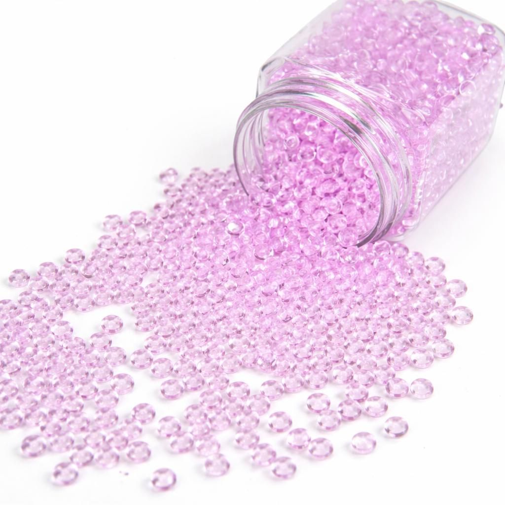 Raindrops Regentropfen Tropfen 6 - 7mm flieder 200g 230ml ca. 2000 Stück