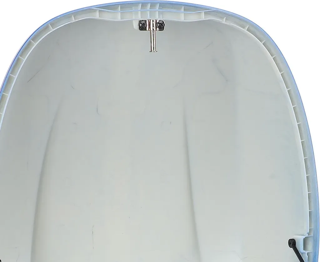 Top Case Moto Anti-Vol avec Serrure à Code sans Clé Étanche Bleu