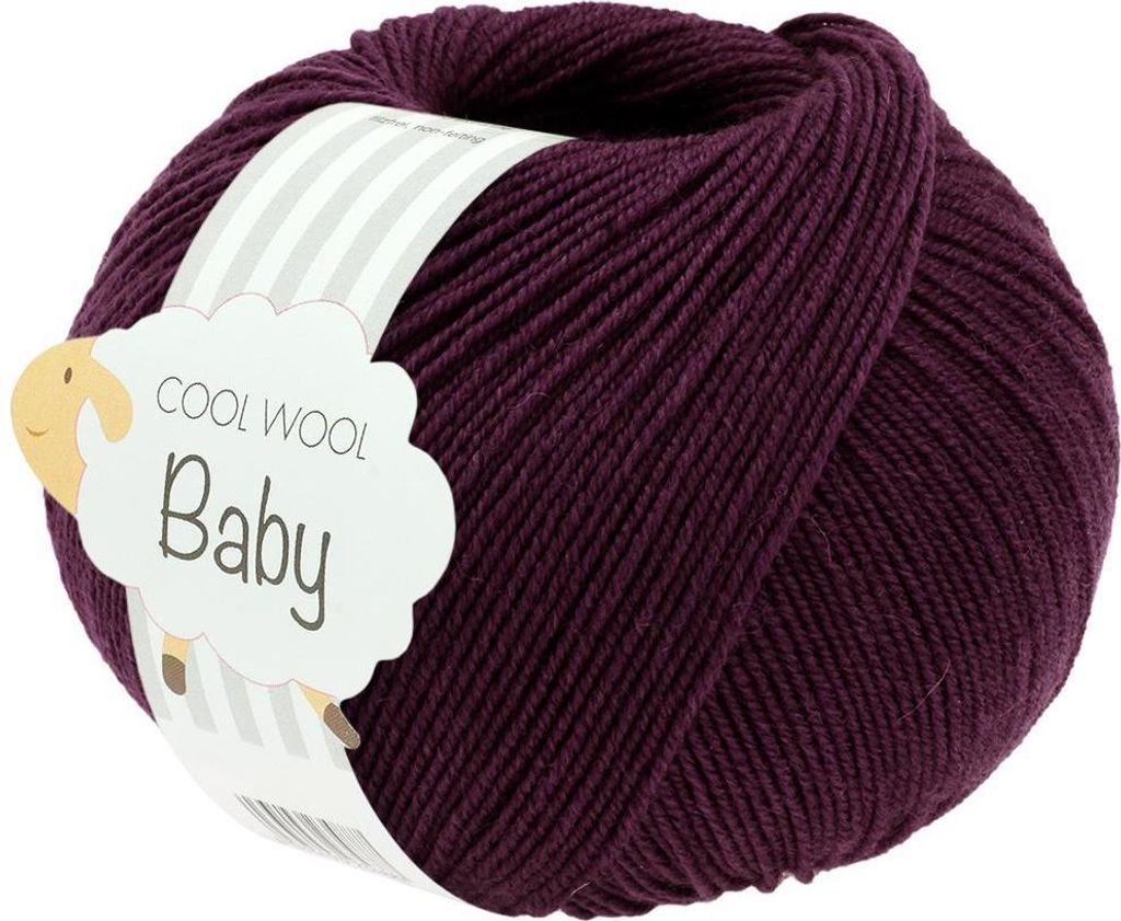 Lana Grossa - Cool Wool Baby 0329 burgund