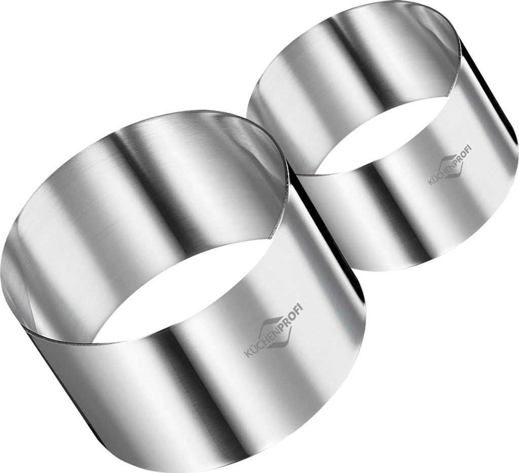 Küchenprofi Dessertringe Mixed 8 und 6 cm, 4er-Set
