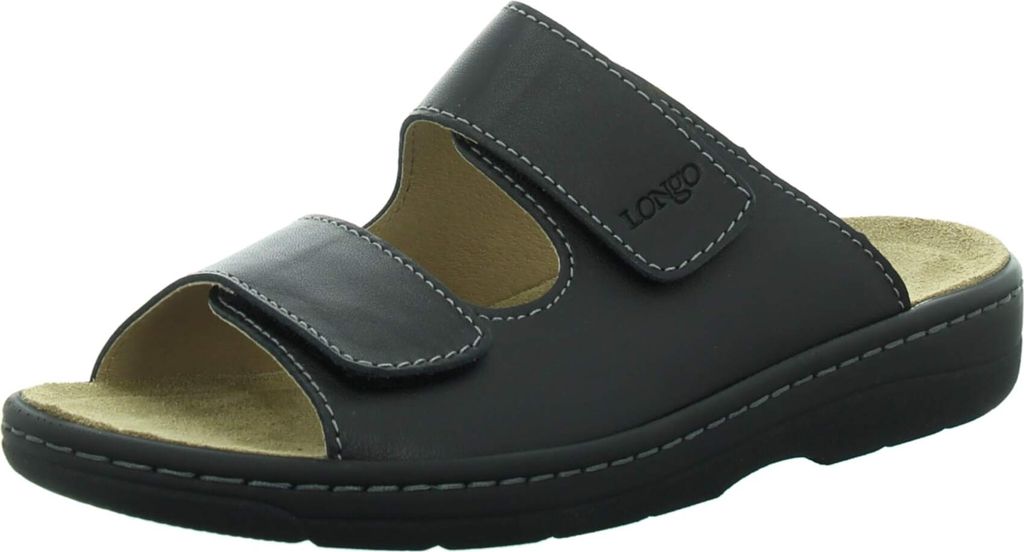 Longo Komfort Sandalen Longo G Herren 333833333335 Schwarz 46 EU