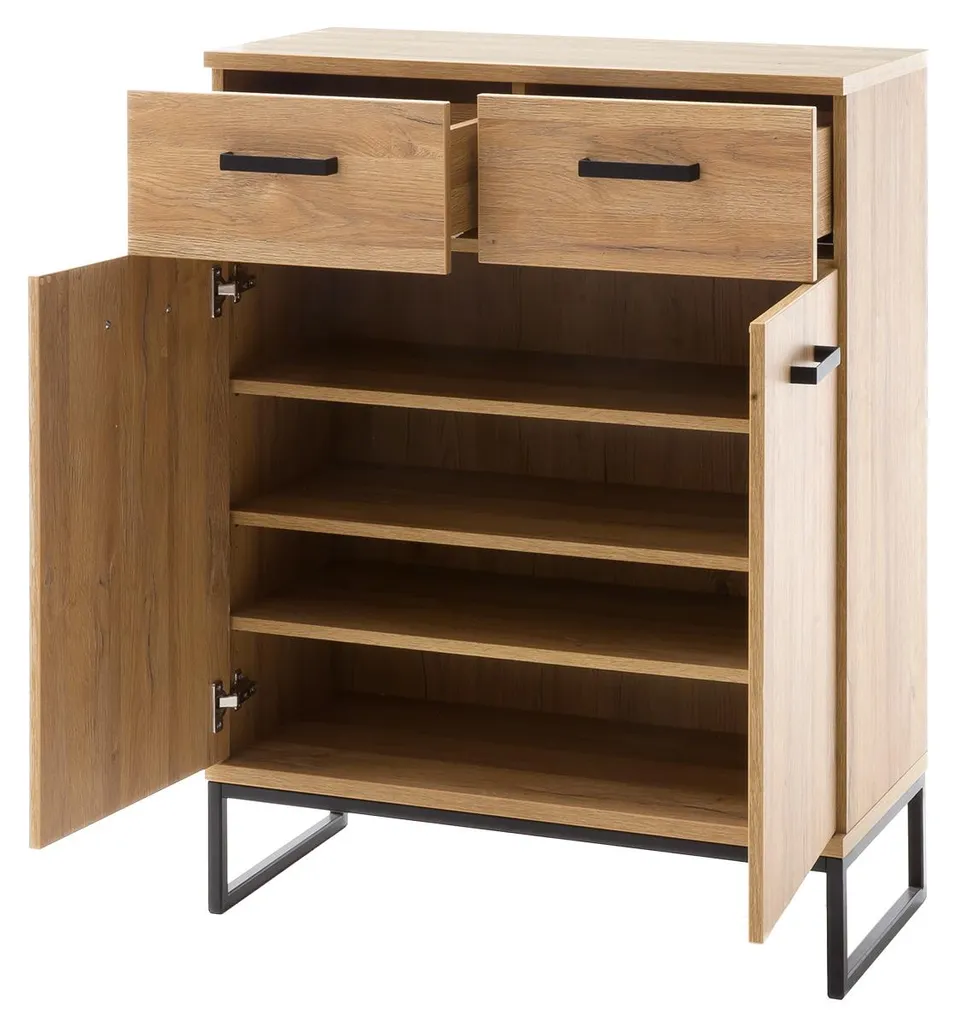 Meuble d'entrée pour chaussures Torrent, idéal petits espaces 81cm - 4