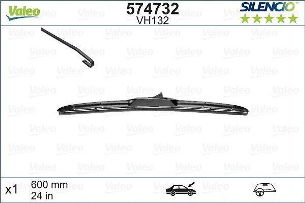 VALEO SILENCIO Scheibenwischer Wischblatt für OPEL INSIGNIA Caravan 600mm