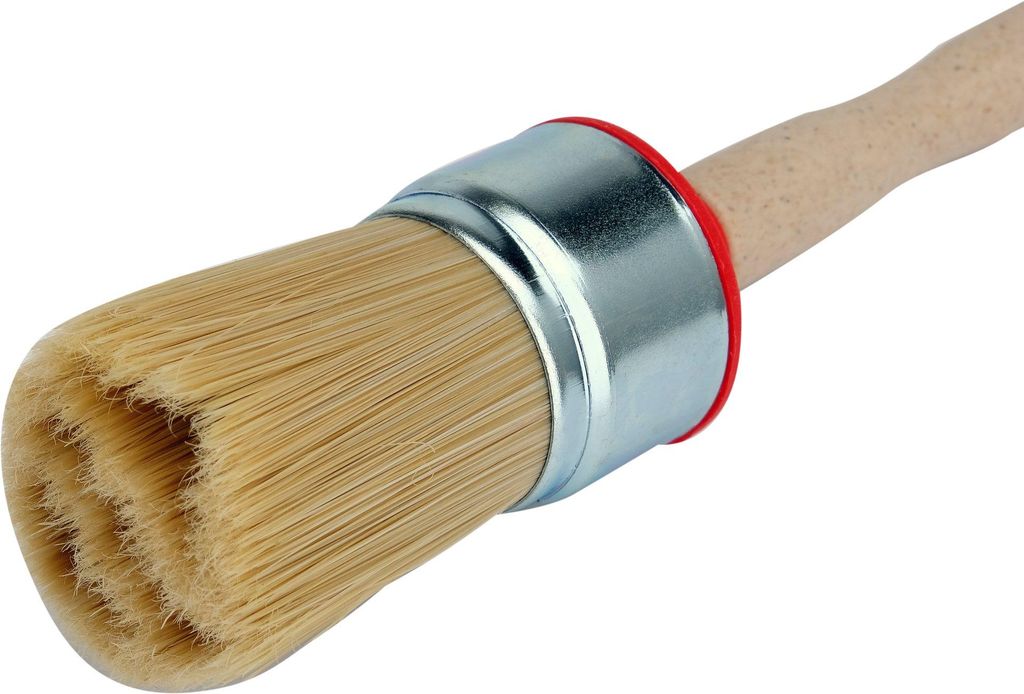 Kruhový maliarsky štetec 30 mm, prírodné štetiny Obrázok produktu 
