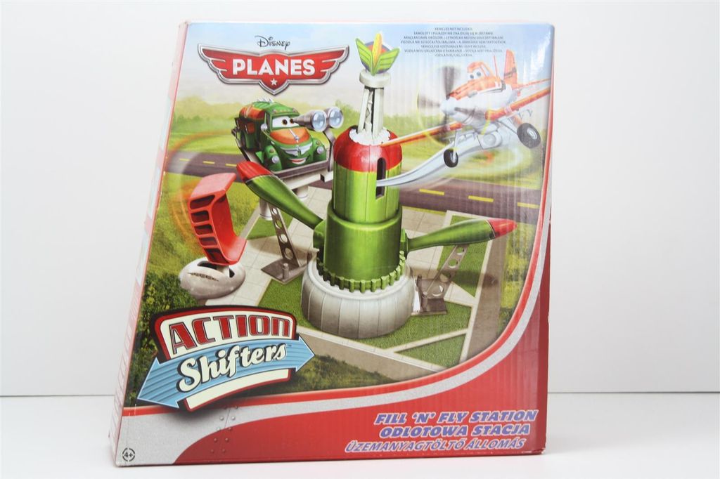 Mattel BFM40 - Disney Planes Spielset zum verbinden Tankstation