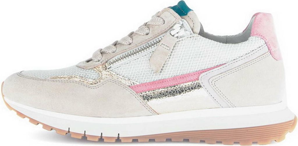 Gabor Damen Low Sneaker Beige Synthetik Größe: 38,5
