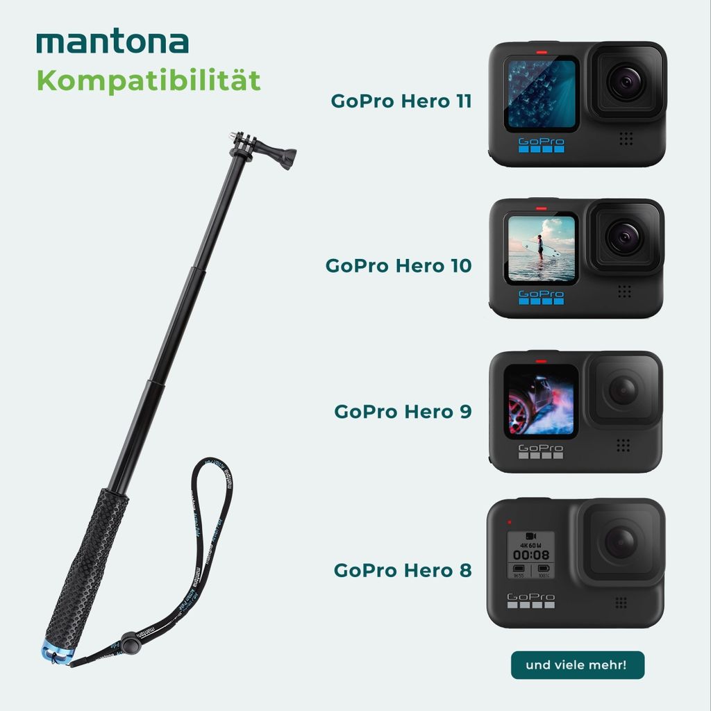 Teleskopická podpěrná tyč Mantona (D 50 cm pro adaptéry Obrázek produktu 7