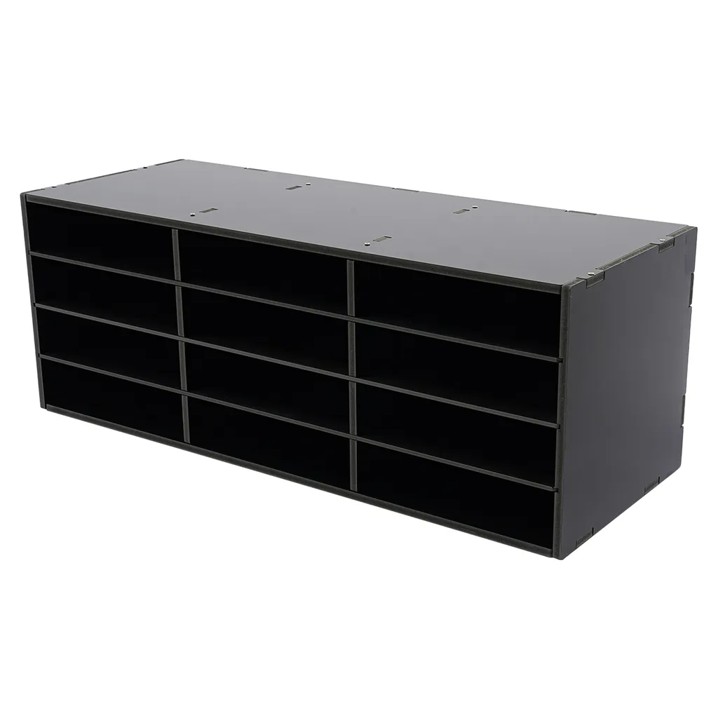 Organiseur de bureau noir pour en finir avec le désordre de papiers