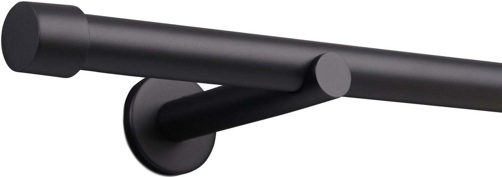Deco-Raum Gardinenstange auf Maß Style Schwarz-matt Produktbild 