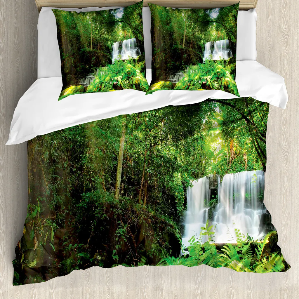 Copripiumino ABAKUHAUS Lavabile 155x220 Waterfall - No Stiratura