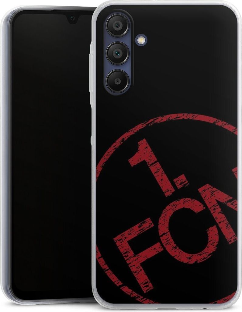 DeinDesign Slim Hülle für Samsung Galaxy A15 Silikon Case Ultra Dünn Handyhülle 1. FCN Fanartikel Textur