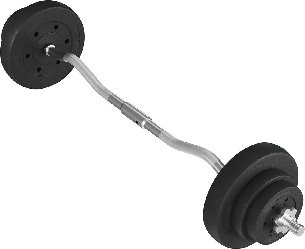 20 kg SZ Curlset für Krafttraining - Hantelset mit Gewichten