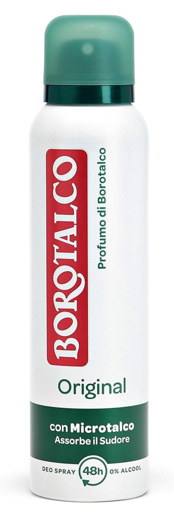 4x BOROTALCO ROBERTS deo spray deodorant Original Fresh 150 ml ohne Alkohol
