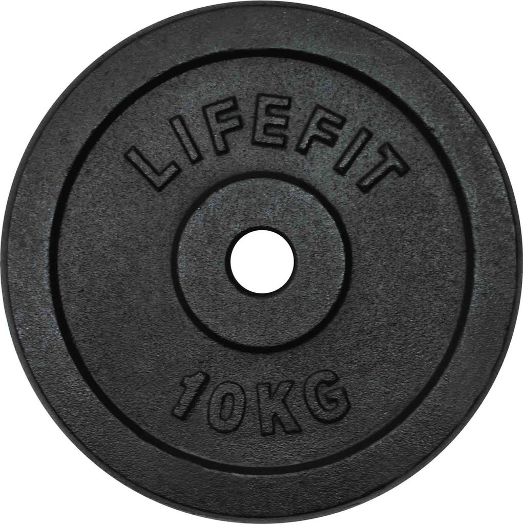 Lifefit-Scheibe 10 kg / Stange 30 mm