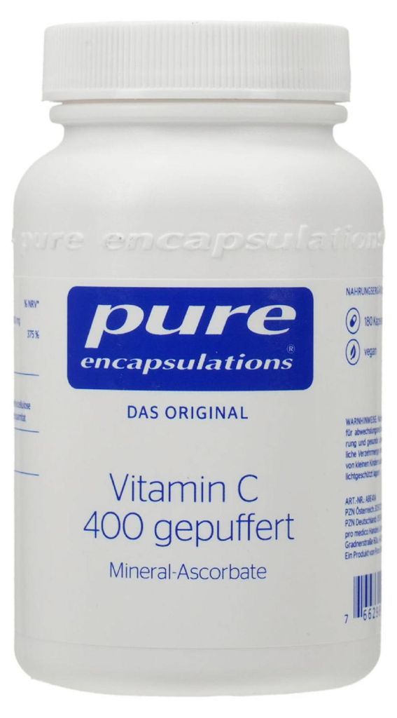 PURE ENCAPSULATIONS Vitamin C 400 gepuffert Kaps. 180St PZN 05134573