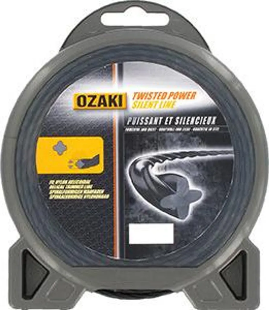 Bobine de fil nylon Ozaki torsadé et silencieux pour rotofil de 2,4mm