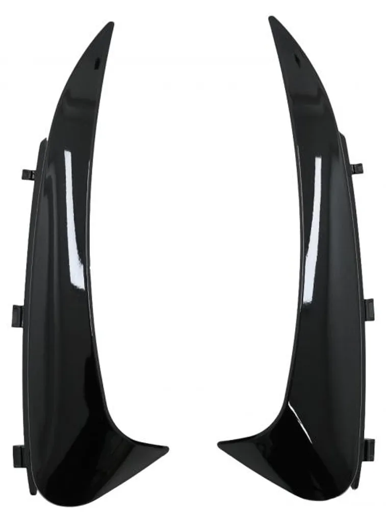 Deflecteurs de pare-chocs pour Mercedes C205 A205 2015-2019 noir