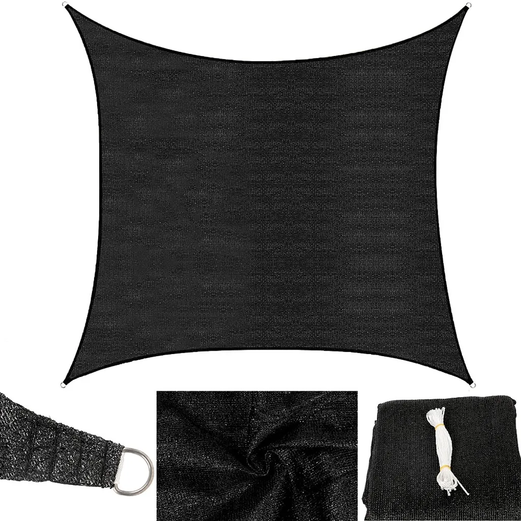 Offerta Melko Tenda Parasole 3x3 Nera - Massima Ombra al Miglior Prezzo